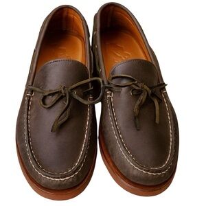 Sperry Gold Cup Men’s Brown Leather Boat Shoes – Size 10